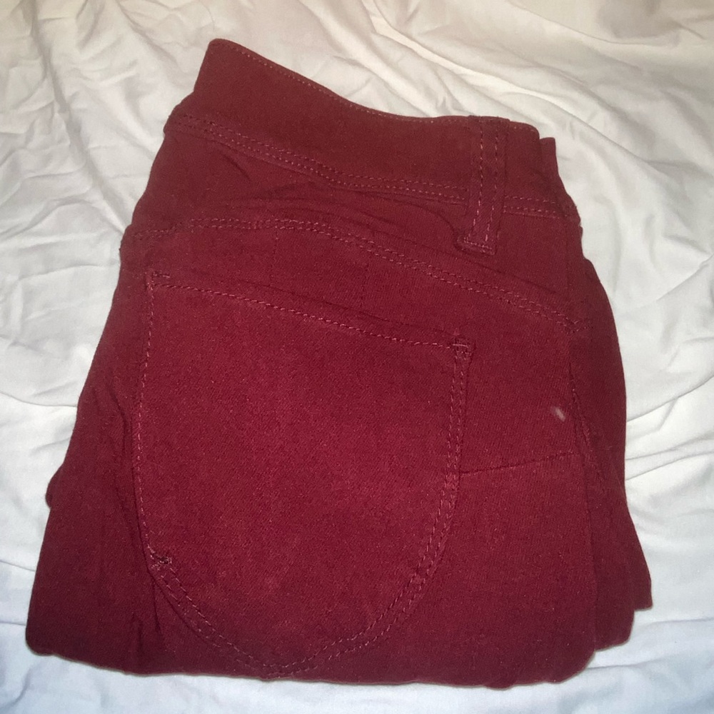 Maroon jaggings size 9-10